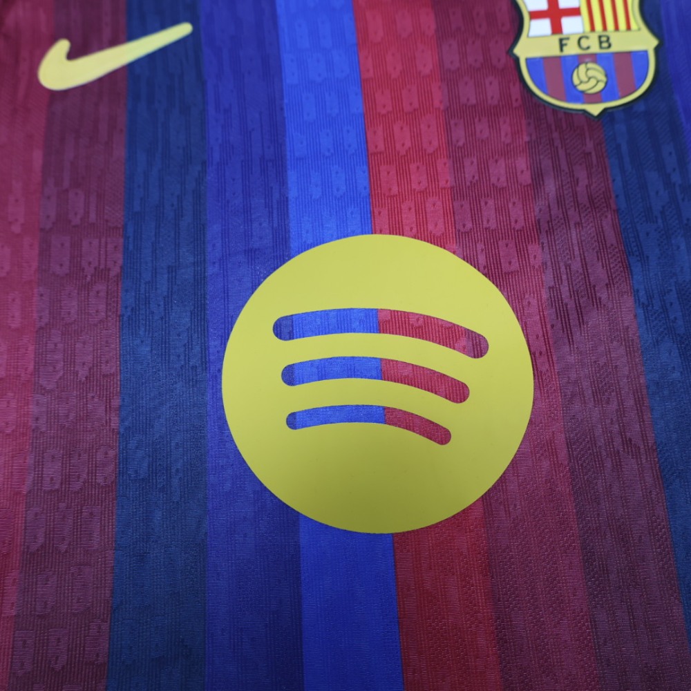 26-27 Barcelona Home Soccer Kds Kit Jersey+Shorts Player Version