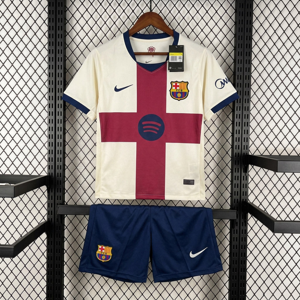26-27 Barcelona Fourth Away Kids Kit Jersey+Shorts