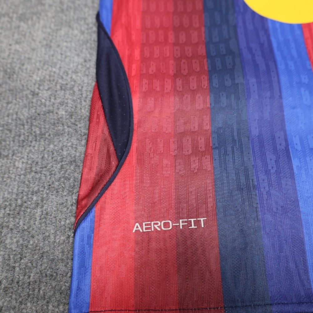 26-27 Barcelona Home Soccer Kds Kit Jersey+Shorts Player Version
