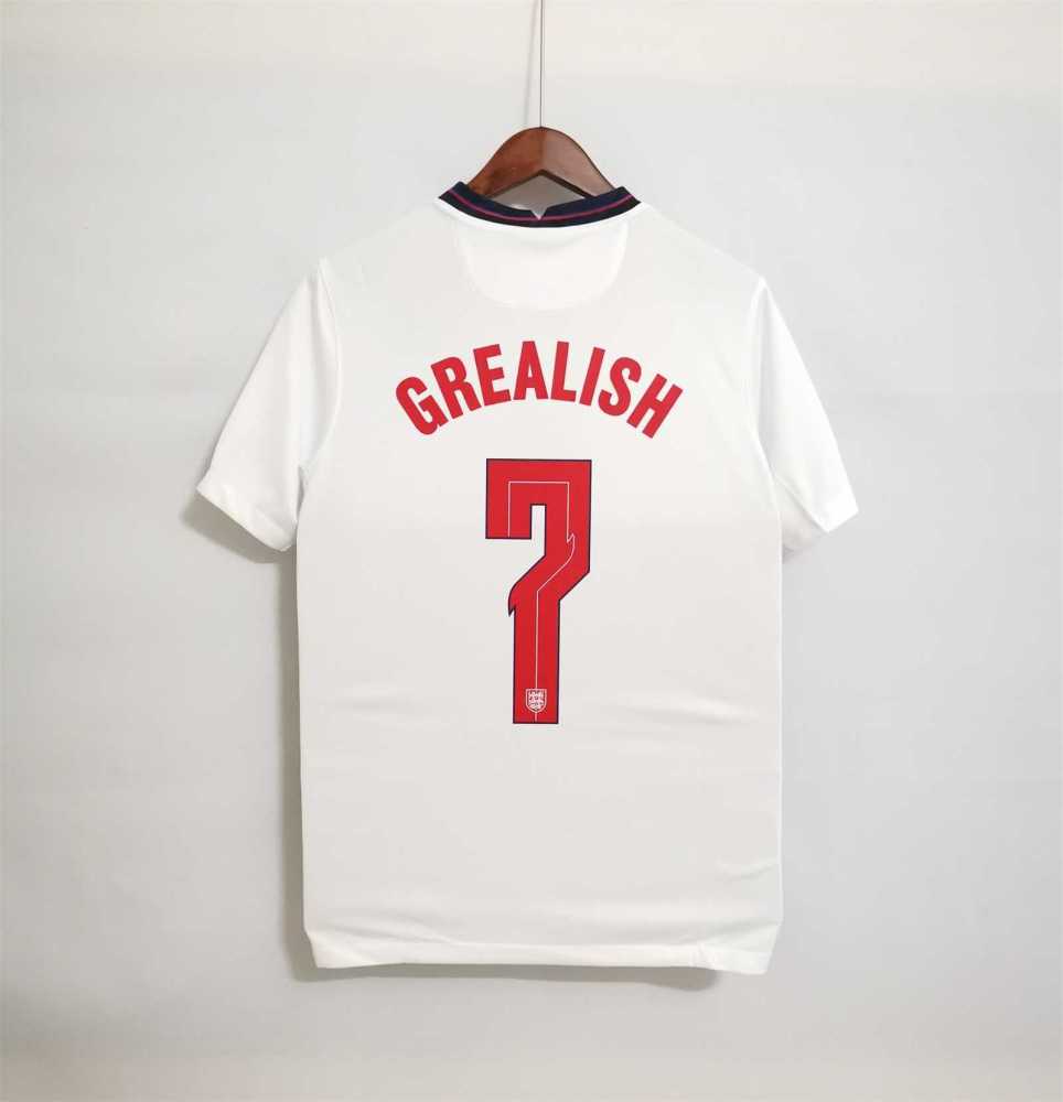 2020 England Euro Cup Home Retro Jersey
