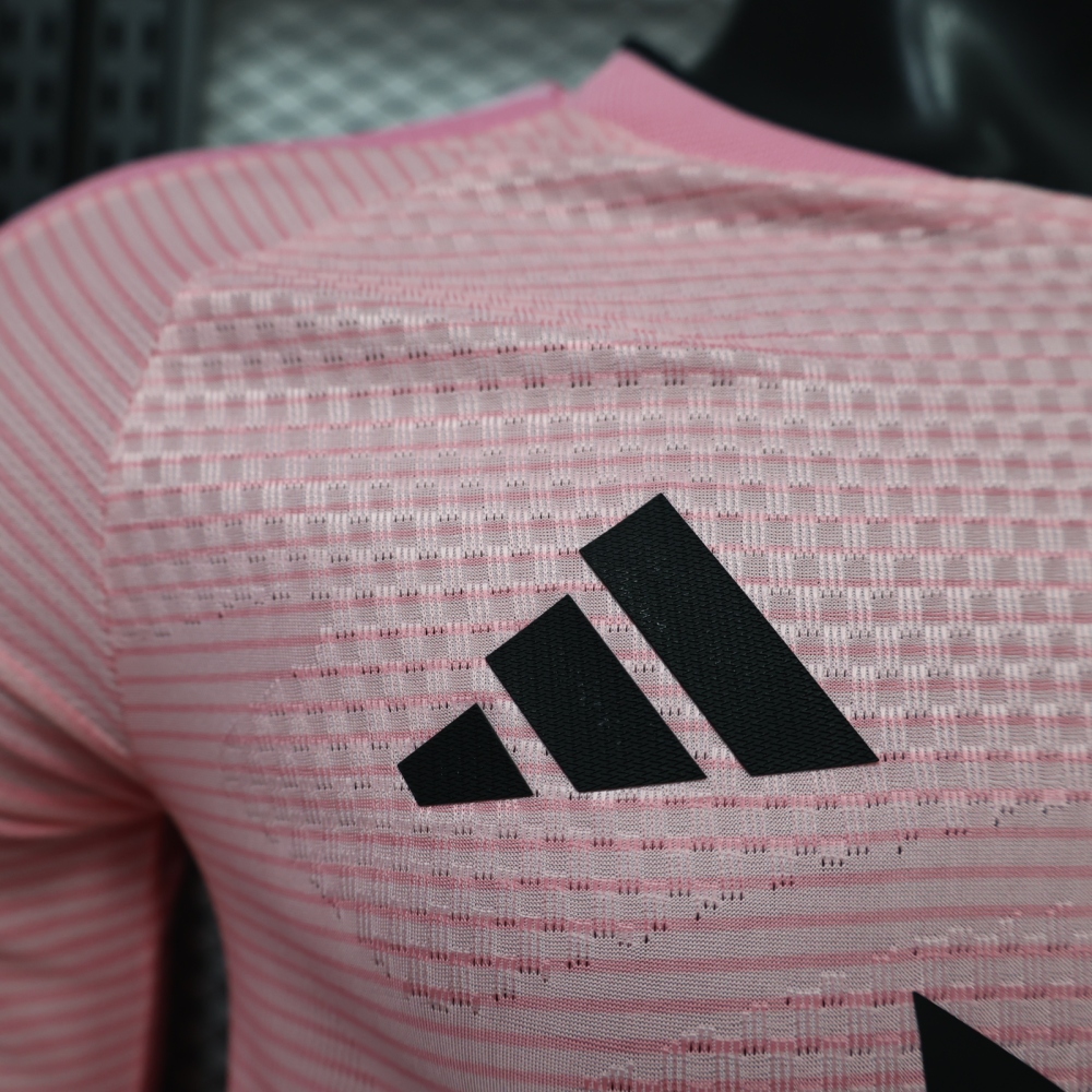 26-27 Inter Miami CF Home Soccer Jersey Player Version Long Sleeve