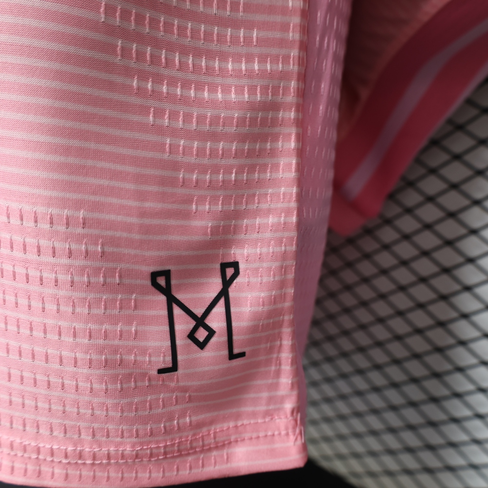 26-27 Inter Miami CF Home Soccer Jersey Player Version Long Sleeve