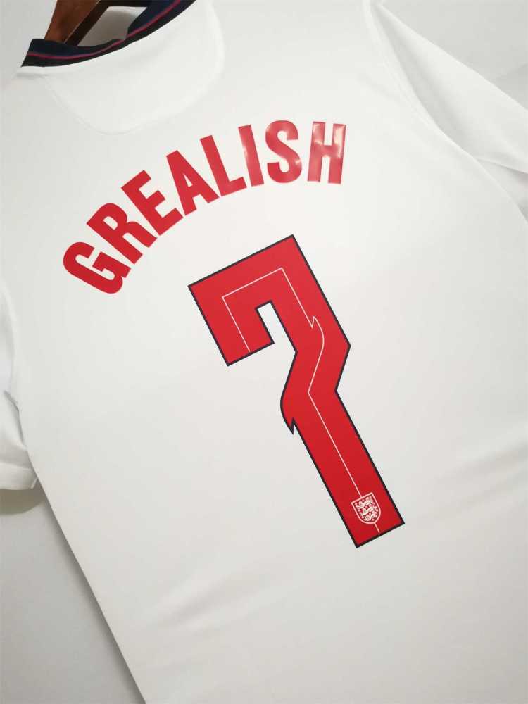 2020 England Euro Cup Home Retro Jersey
