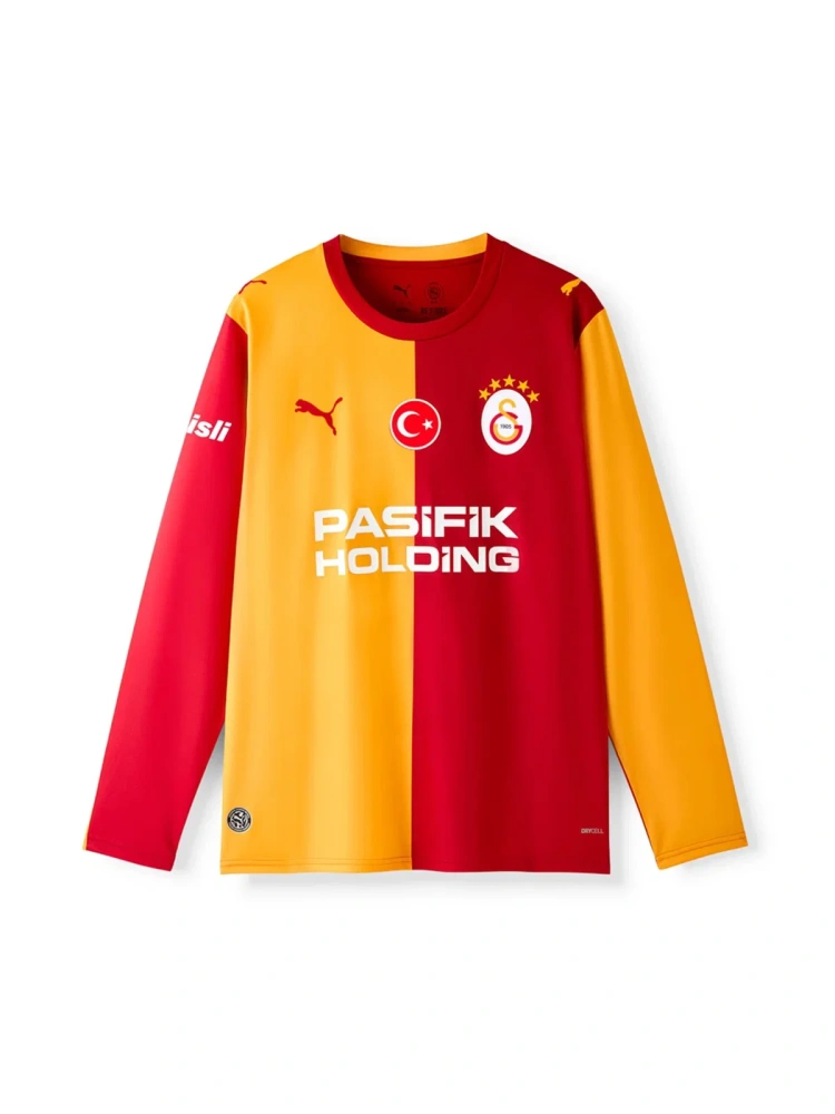 26-27 Galatasaray S.K. Home Soccer Jersey Long Sleeve