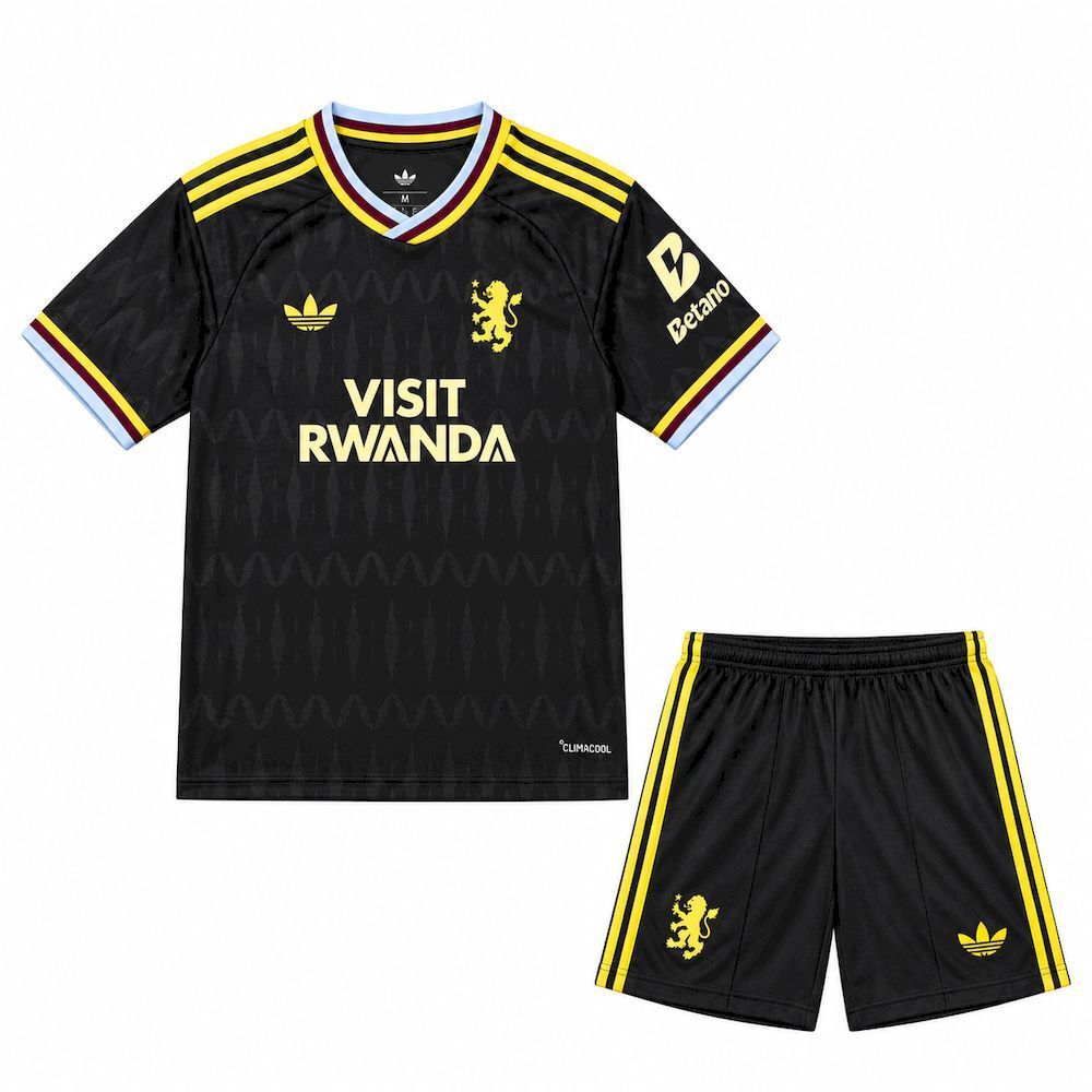 26-27 Aston Villa Away Soccer Kids Kit