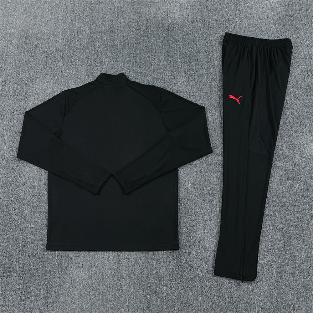 26-27 AC Milan Training Tracksuit Kit(Jacket+Pants) Black