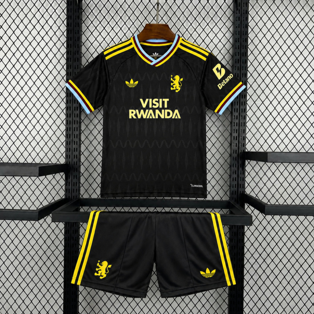 26-27 Aston Villa Away Soccer Kids Kit