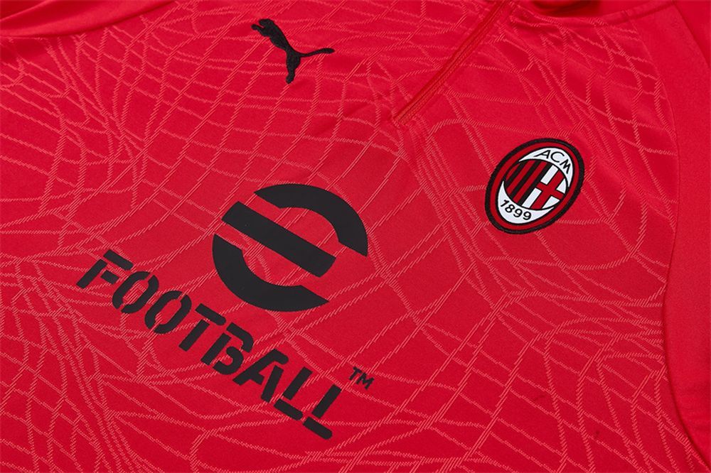 26-27 AC Milan Training Tracksuit Kit(Jacket+Pants) Red