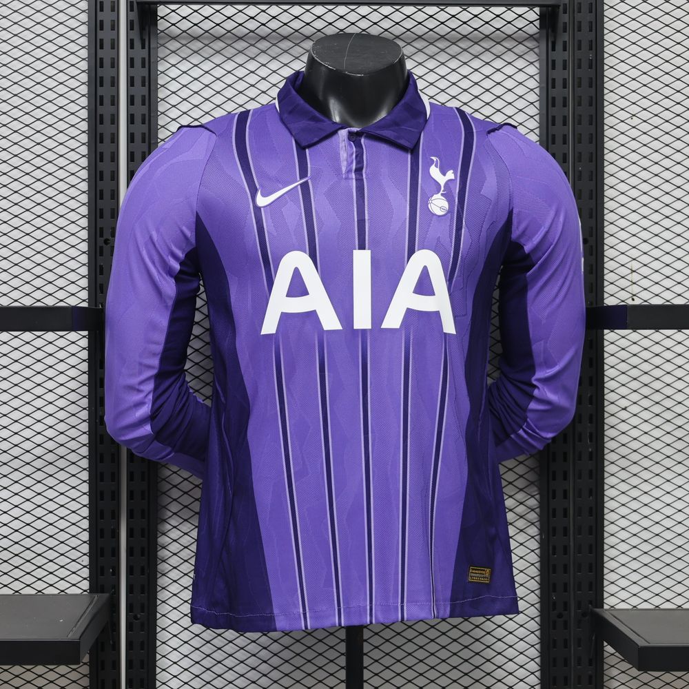 26-27 Tottenham Hotspur Third Away Soccer Jersey Player Version Long Sleeve