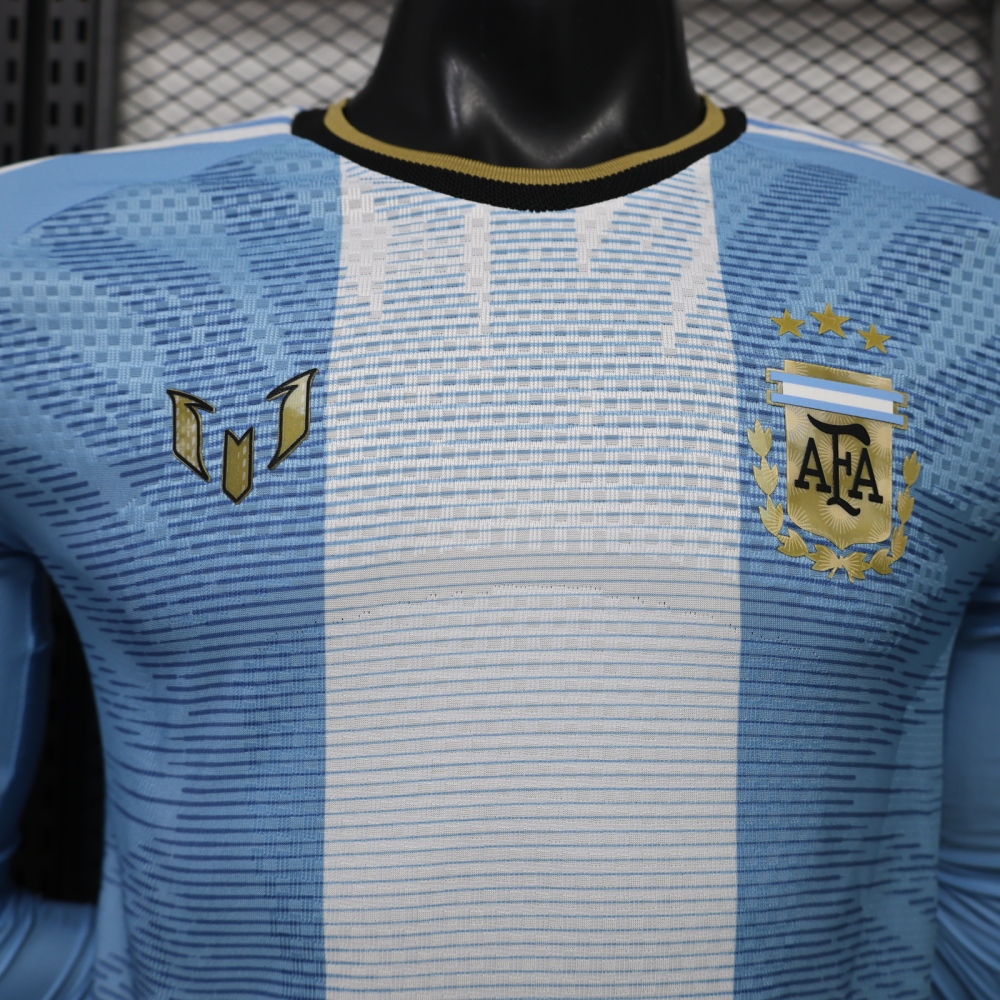 Adidas Argentina Messi Farewell Kit Player Version Long Sleeve