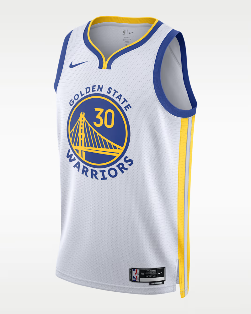 Men's Stephen Curry White Golden State Warriors 2020/21 Authentic Jersey - Association Edition