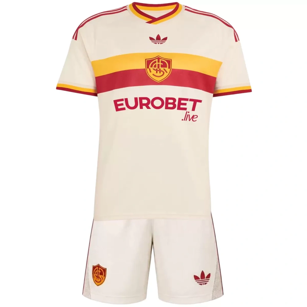 Kids AS Roma Away Jersey Kit 2026/27