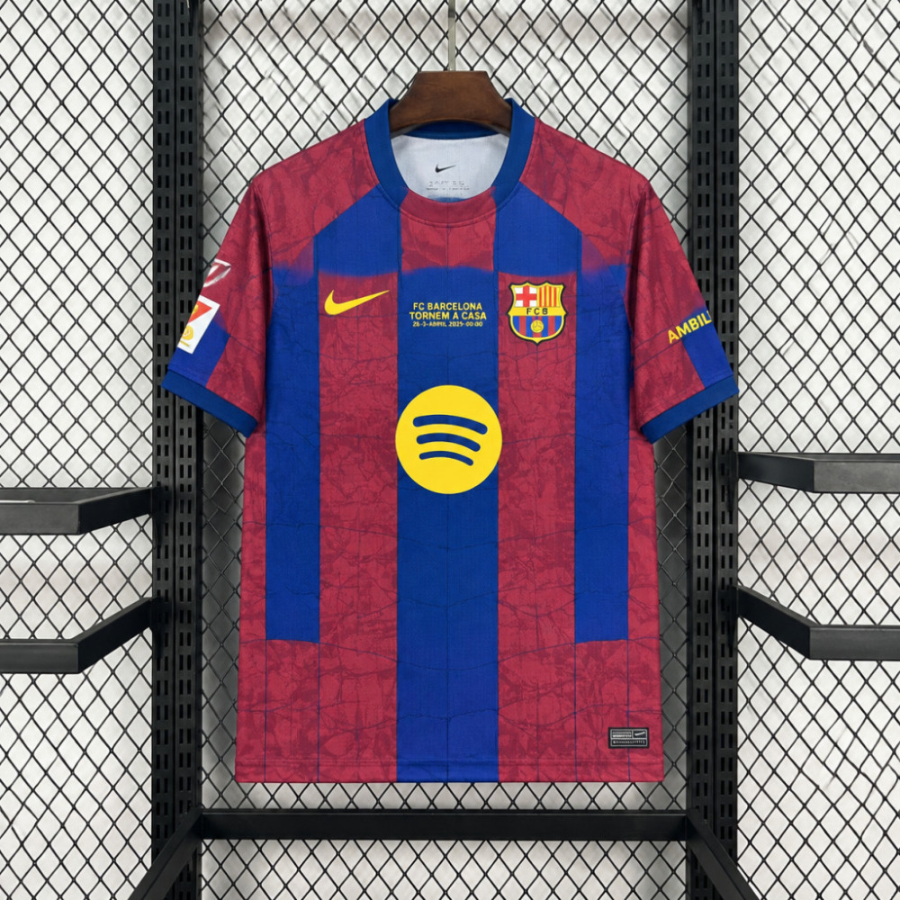 26-27 FC Barcelona X Spiderman Soccer Jersey