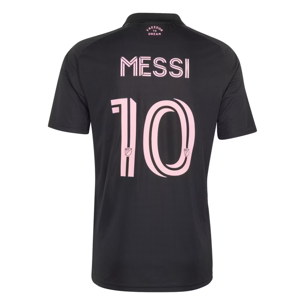 Men's Inter Miami CF Lionel Messi adidas Black 2026 Presagio Replica Jersey