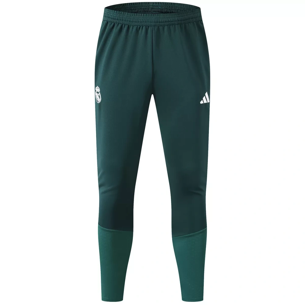 Kids Real Madrid 1/4 Zipper Sweat Kit(Top+Pants) Green 2026/27