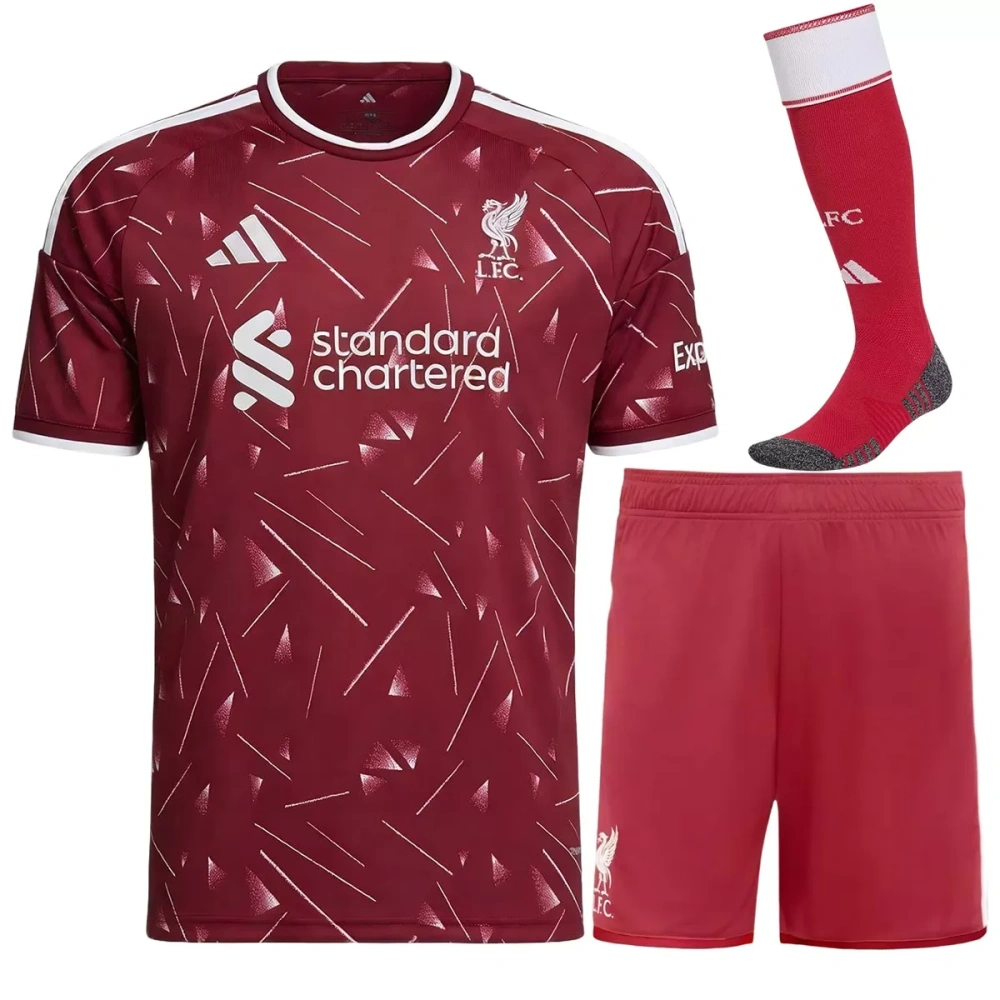 26-27 Liverpool Home Soccer Adult Full Kit