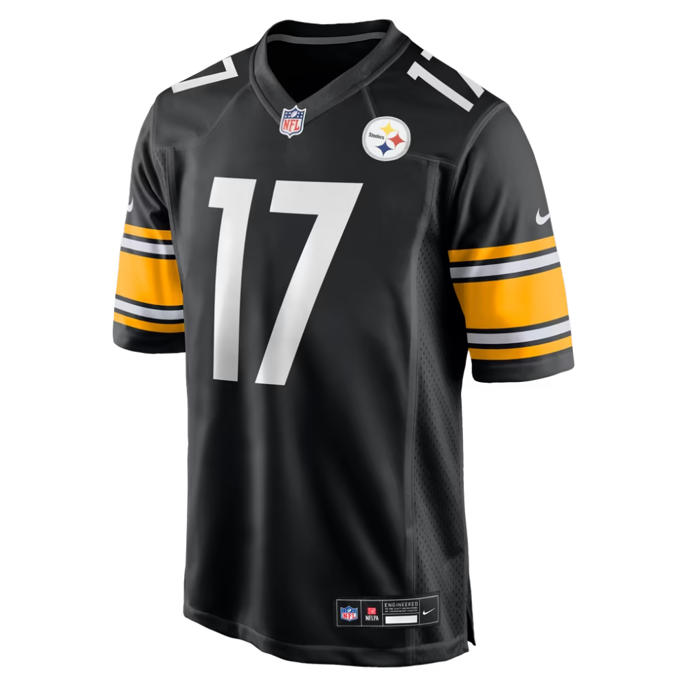 Men's Pittsburgh Steelers Germie Bernard Nike Black Game Jersey Select a si