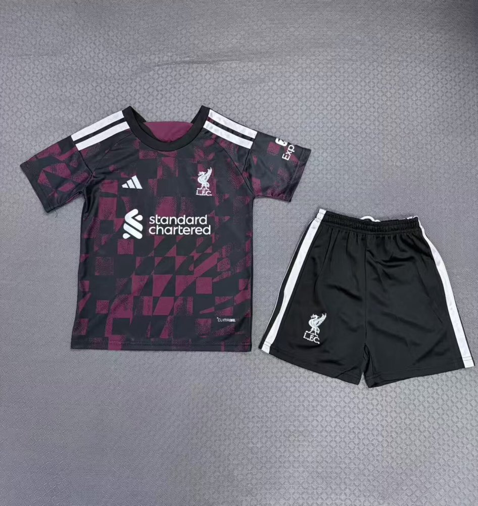 26-27 Liverpool Third Away Soccer Kids Kit