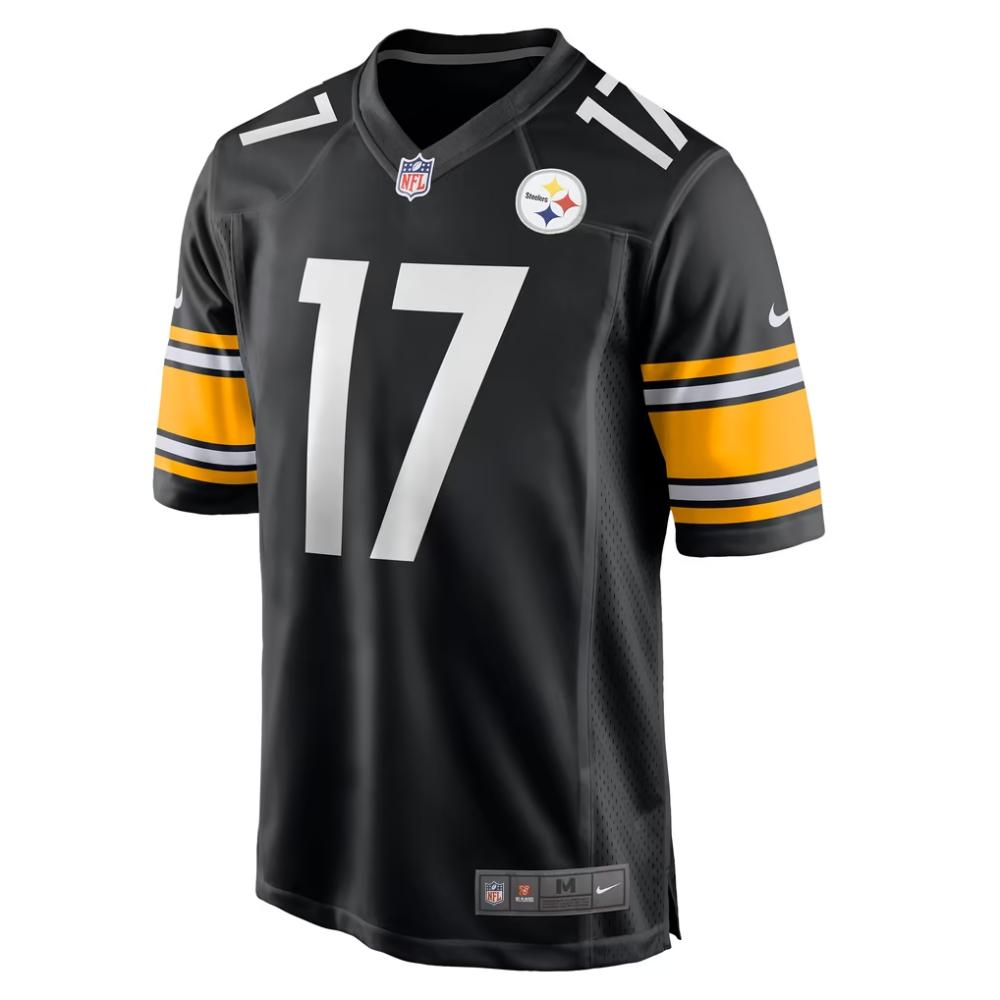 Men's Pittsburgh Steelers Mark Gilbert Nike Black Game Jersey