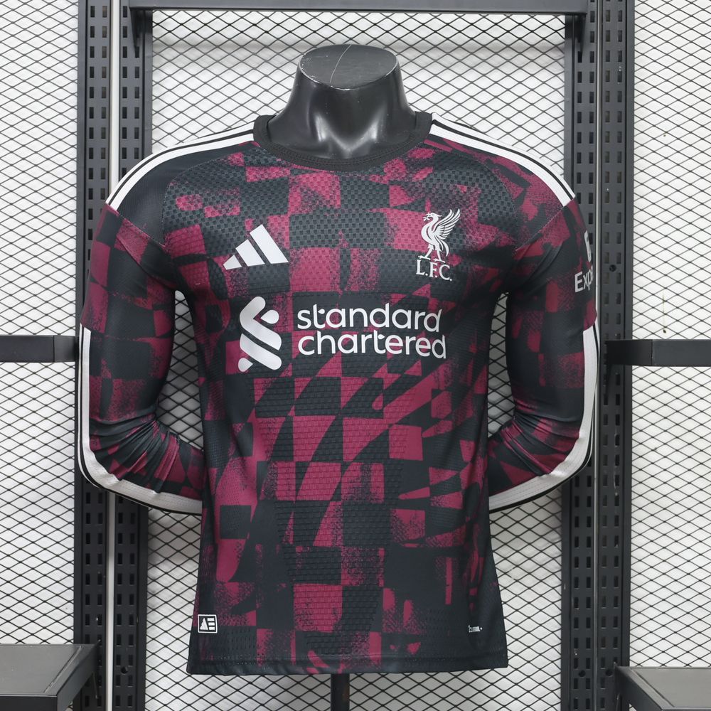 26-27 Liverpool Third Away Soccer Jersey Player Version Long Sleeve