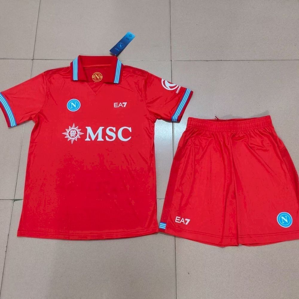 26-27 Napoli Third Away Soccer Kids Kit