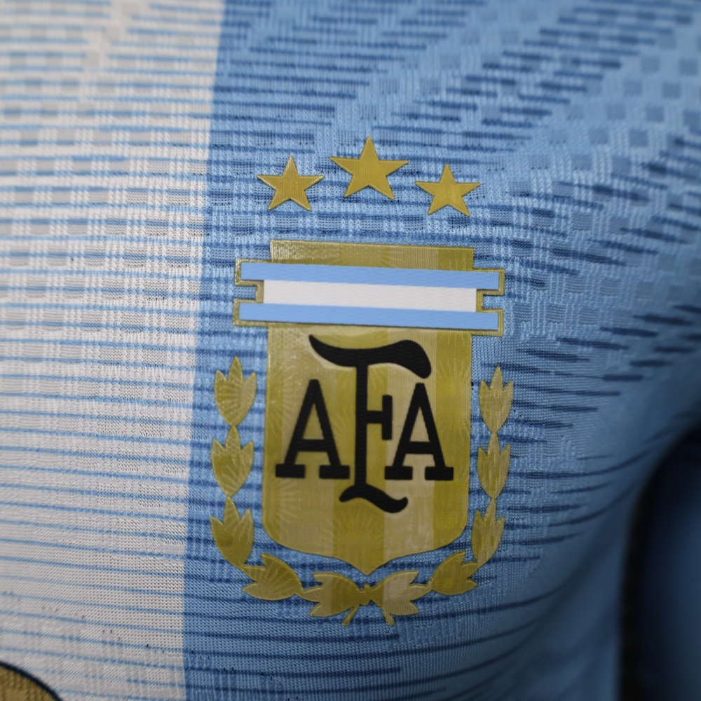 Adidas Argentina Messi Signed Farewell Kit Player Version Long Sleeve