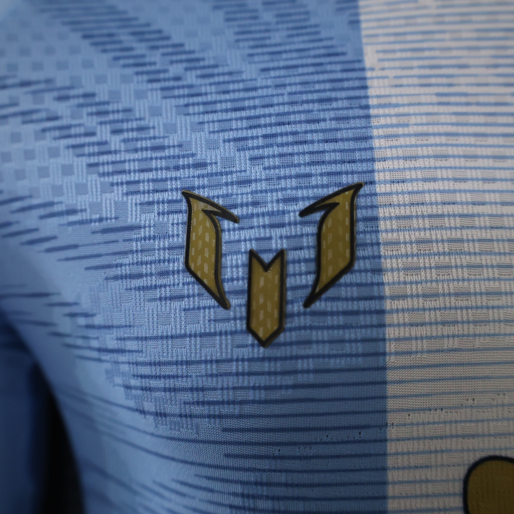 Adidas Argentina Messi Signed Farewell Kit Player Version Long Sleeve