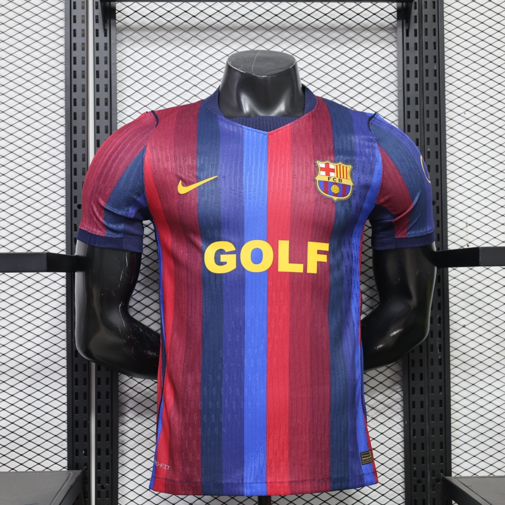 26-27 FC Barcelona X GOLF Soccer Jersey Player Version