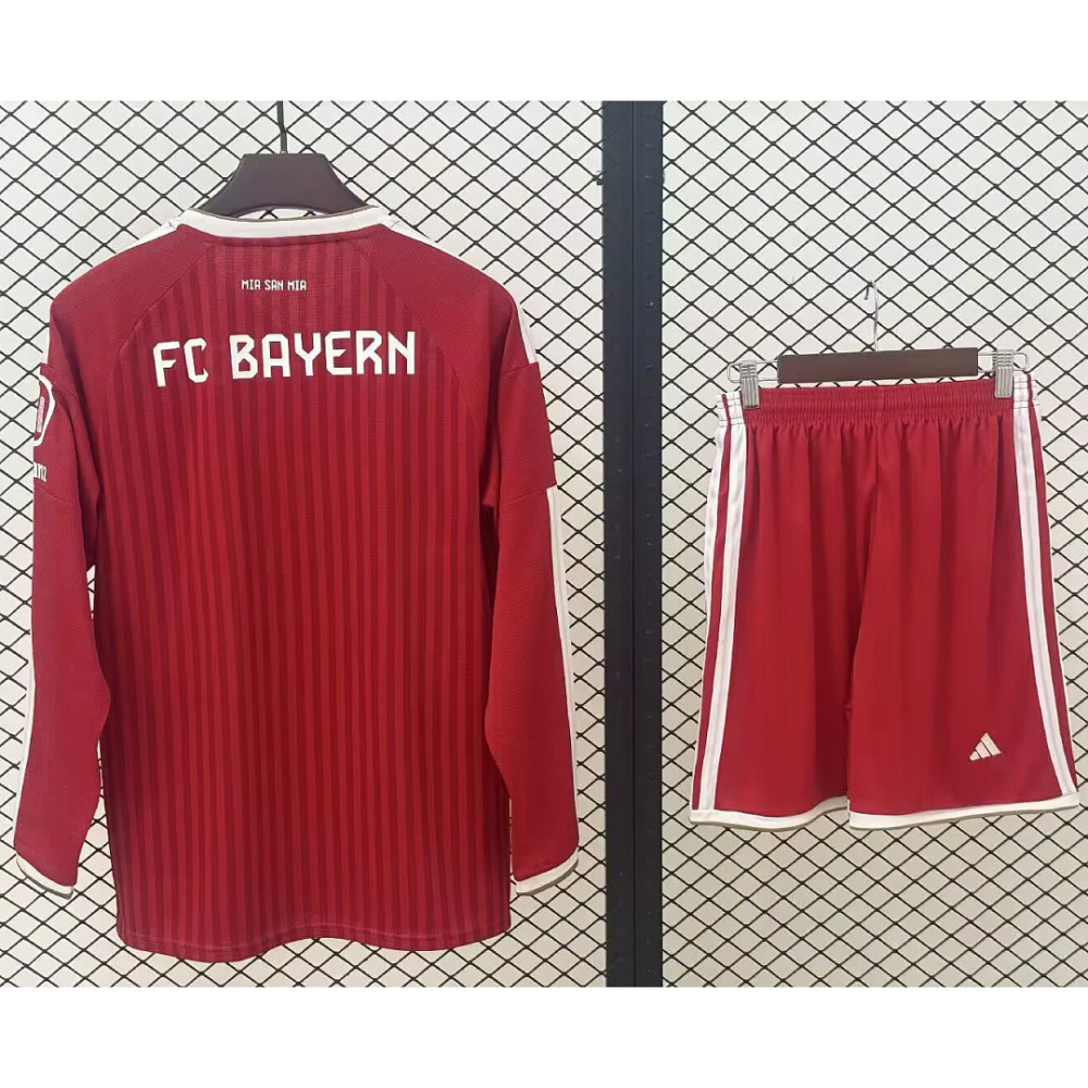 26-27 Bayern Munich Home Football Kids Kit Long Sleeve