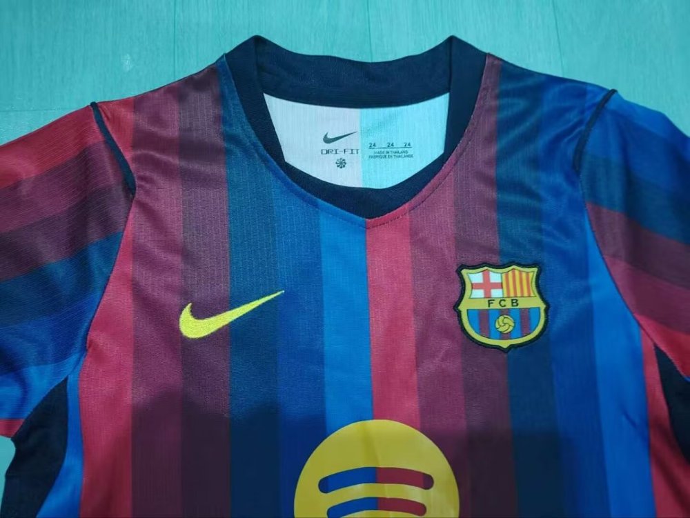 26-27 Barcelona Home Kids Kit Long Sleeve