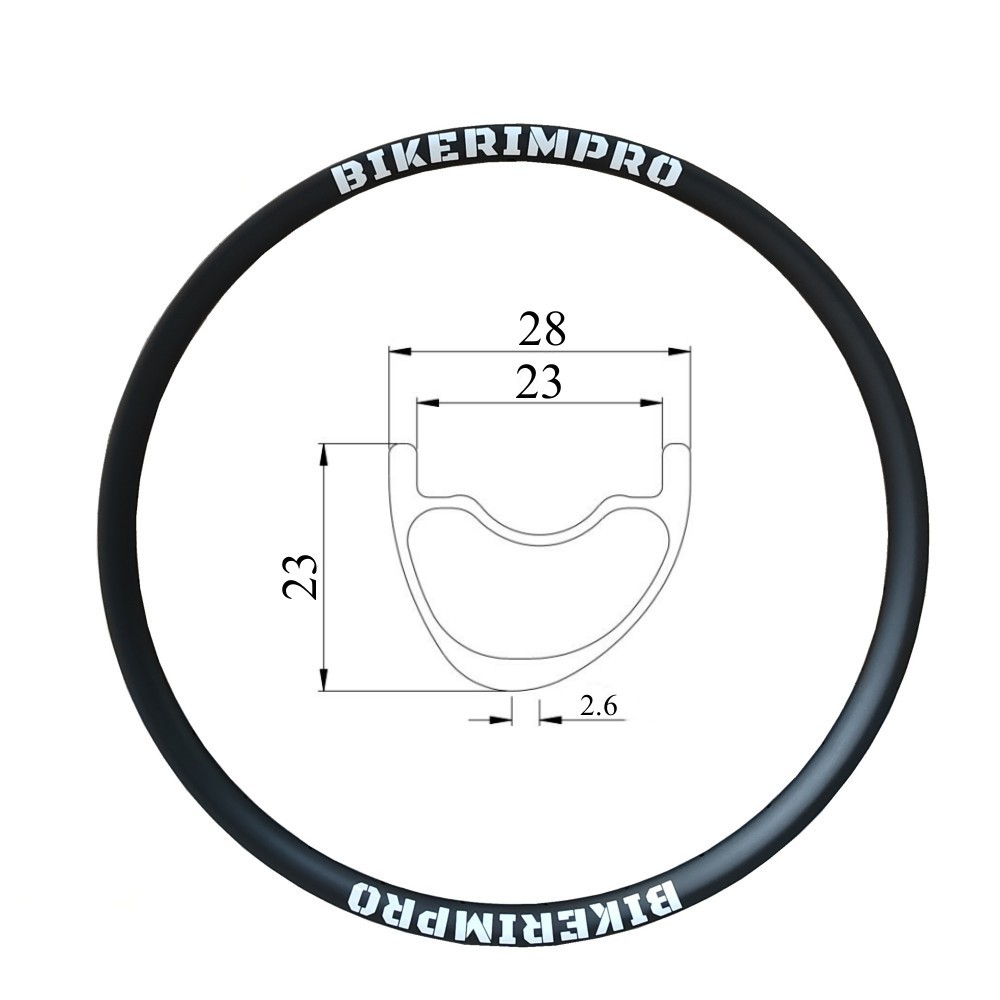 BR28A23  29er Carbon MTB Rims 28mm width 23mm depth