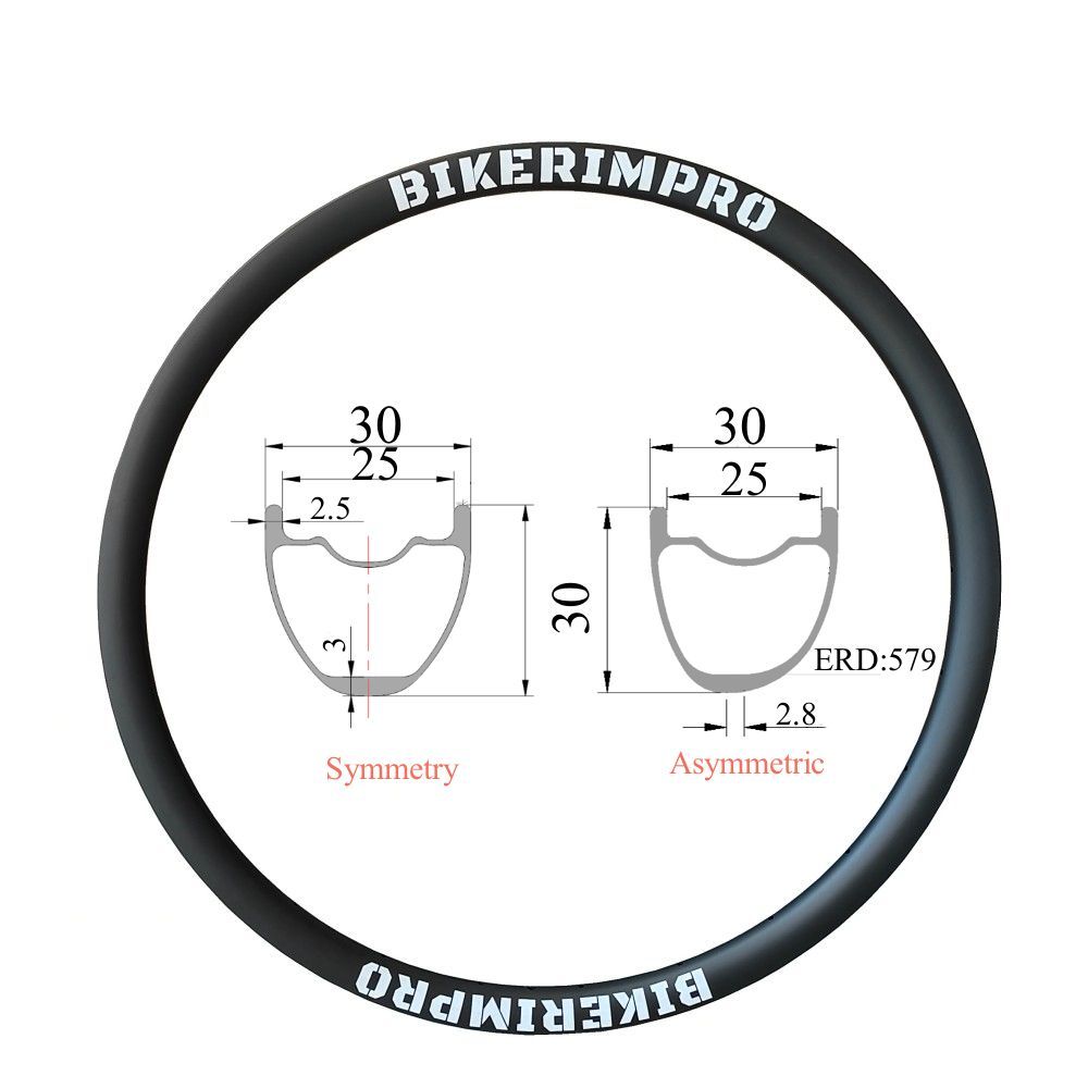 BR30S30 Carbon MTB Rims 30mm 29er
