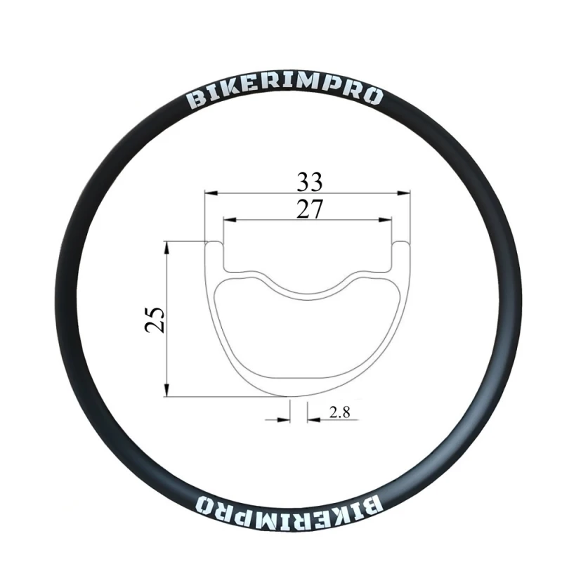 BR33A25 29er Carbon MTB Rims 33mm width 25mm depth