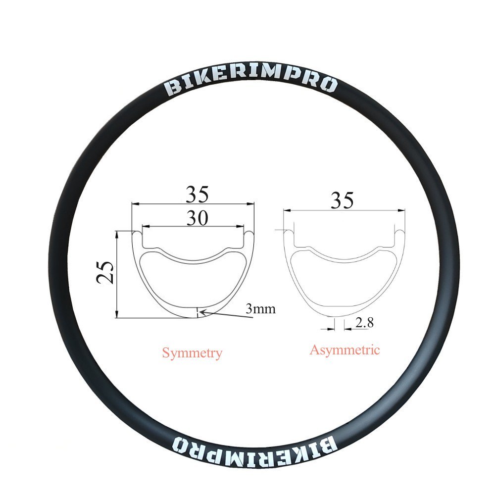 BR35S25  29er Carbon MTB Rims W35mm/ D25mm