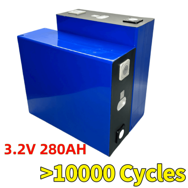 Lithium Iron Phosphate Battery Rate Cycle life 10000 Times 3.2v 280ah lifepo4 battery