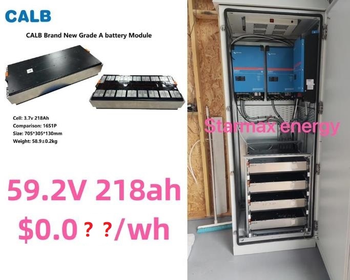 CALB 218ah 16S1P 59.2V calb nmc battery prismatic rechargeable module storage cell battery For solar energy storage station,Llithium Ion Battery Manufacturers from China
