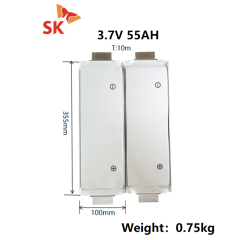SK Innovation 3.7V 55Ah Lithium Polymer Battery 3C Rechargeable Prismatic Pouch Cell For Electric Vehicle,Llithium Ion Battery Manufacturers from China