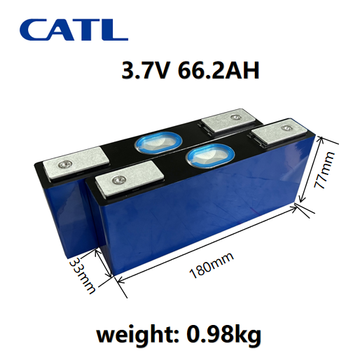 Hot sale CATL 66.2ah 3.7v 60ah lithium ion battery cell NMC prismatic ...