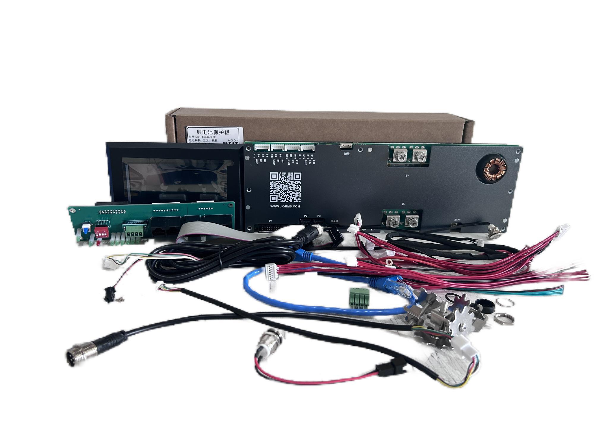 JK BMS Parallel support CAN RS485 48V 200A 16S smart bms for cabinet lithium iron phosphate battery Solar power system,Llithium Ion Battery Manufacturers from China