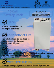 15Kwh 51.2V 280Ah Solar Battery Bank For Home with PACE BMS EVE 280AH Grade A lifepo4 cell,Llithium Ion Battery Manufacturers from China