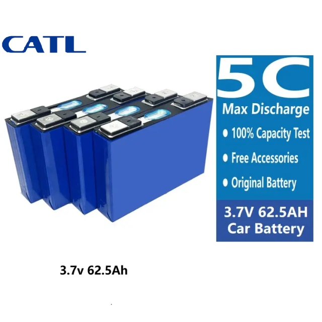 Brand New CATL 3.7V 62.5Ah Lithium Ion Battery Prismatic Rechargeable Nmc Battery Cell for Electric Car Mitsubishi Imiev and Renault Zoe,Llithium Ion Battery Manufacturers from China