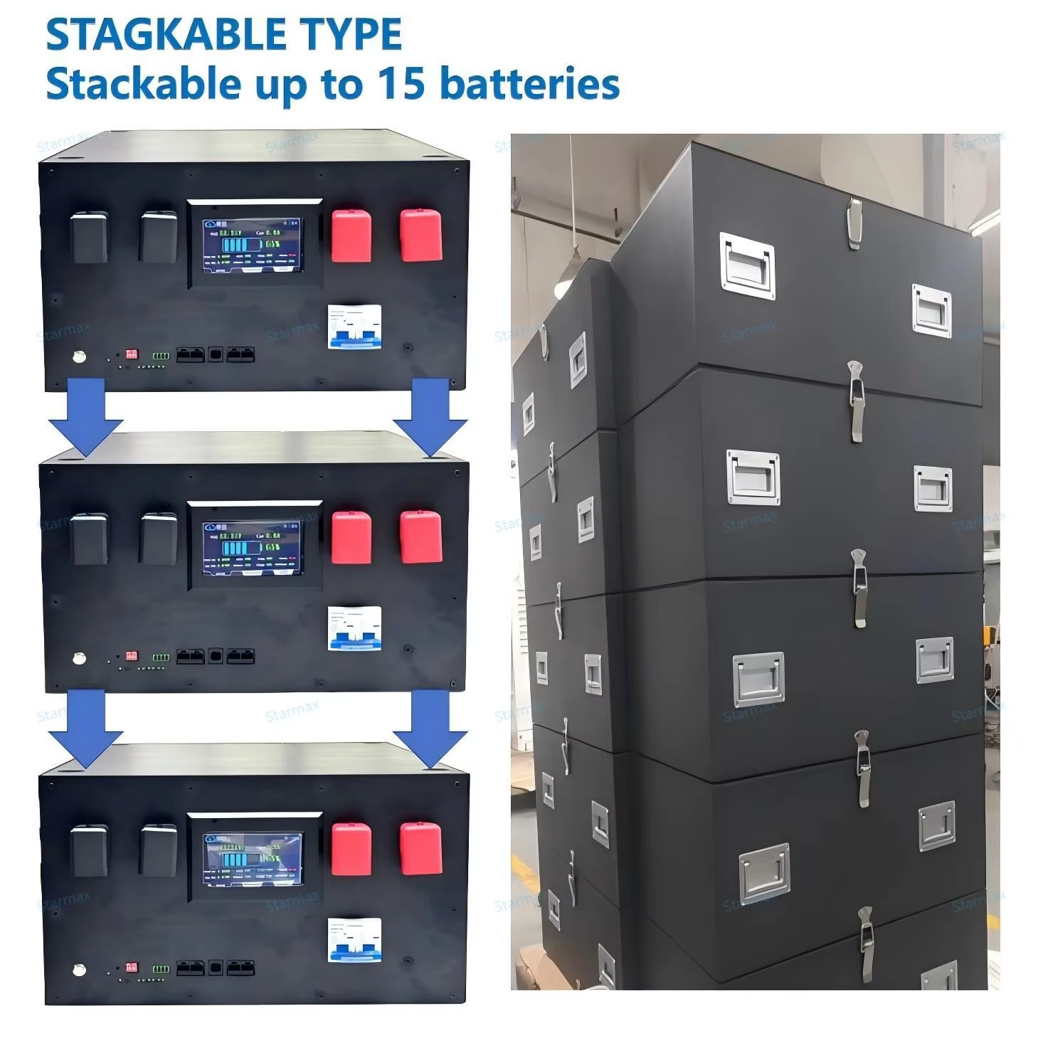 48V 16S 51.2v Server Rack DIY Unit BOX Built-in JK BMS Inverter 2A Active Balance BMS stackable type 10-15Kwh 16S LFP Battery 200A BMS,Llithium Ion Battery Manufacturers from China