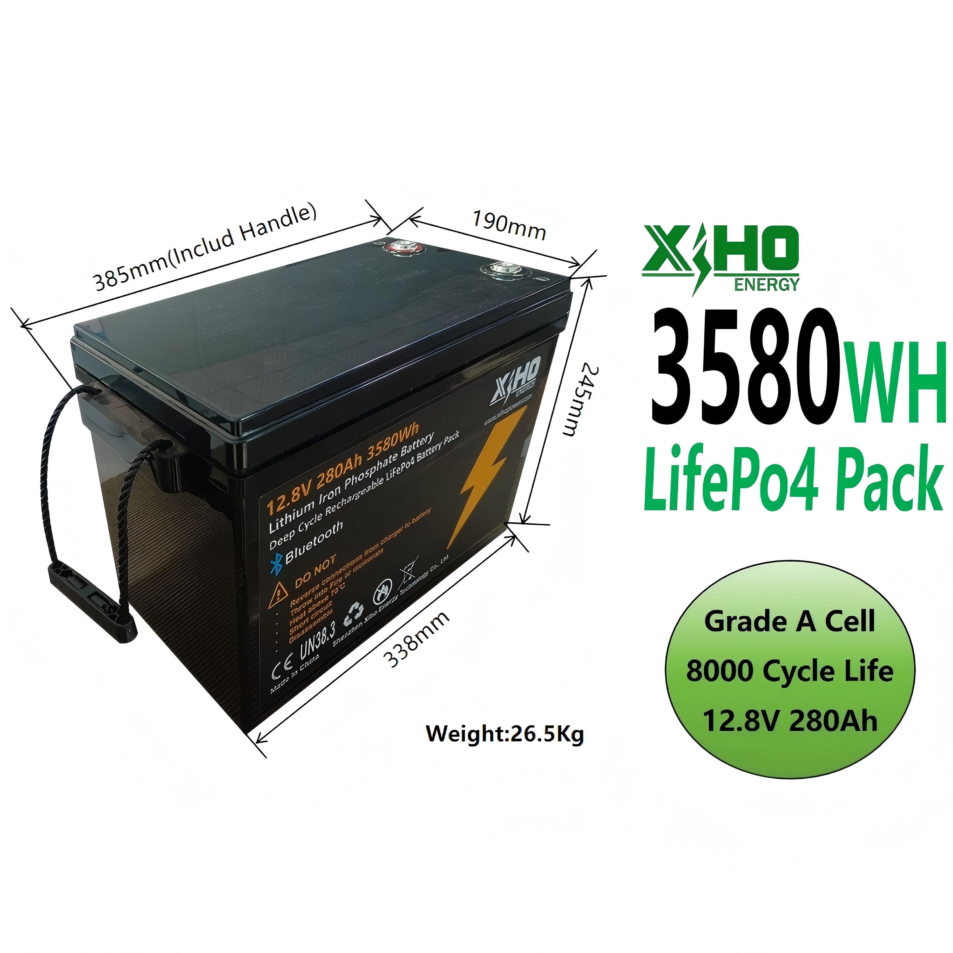 3Kwh Lithium Battery Pack 12.8V 280Ah Lifepo4 Batteries Pack For Solar Energy Storage Systems,Llithium Ion Battery Manufacturers from China