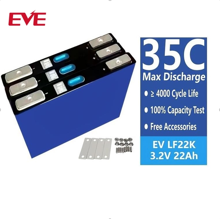 Xiho EVE 3.2V 22Ah Lifepo4 Prismatic Cell High Discharge Car Starting Power Lithium Ion Battery,Llithium Ion Battery Manufacturers from China