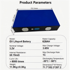 EVE 628Ah 8000 Cycle High Capacity Lifepo4 Batteries 3.2V Lithium Ion Phosphate Battery Cells For Energy Storage,Llithium Ion Battery Manufacturers from China