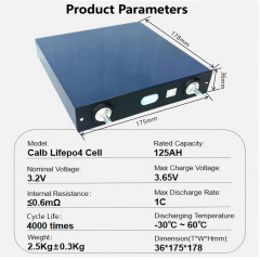 CALB 3.2V 125Ah prismatic cell lifepo4 long cycle lithium battery solar energy battery,Llithium Ion Battery Manufacturers from China