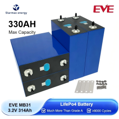 Starmax 8000 Cycle EVE 3.2V 314Ah Lifepo4 Battery Prismatic Cell Lithium Home Solar Energy Storage Battery,Llithium Ion Battery Manufacturers from China