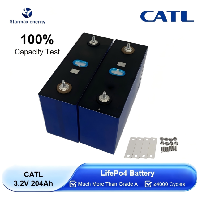 CATL 3.2V 204Ah lifepo4 battery 200ah prismatic lithium battery for solar energy system,Llithium Ion Battery Manufacturers from China