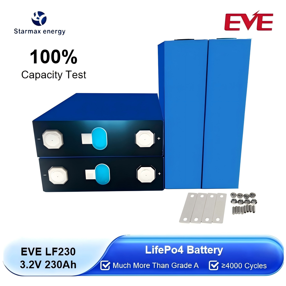 EVE 3.2V 230Ah lifepo4 cells deep cycle prismatic battery 280ah lifepo4 battery for  solar energy storage system,Llithium Ion Battery Manufacturers from China