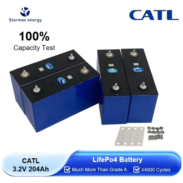 Golden Supplier Catl 3.2V 204Ah Lithium Battery 3.2V 204Ah Lifepo4 Cell Lithium Iron Phosphate Battery for Energy Storage,Llithium Ion Battery Manufacturers from China